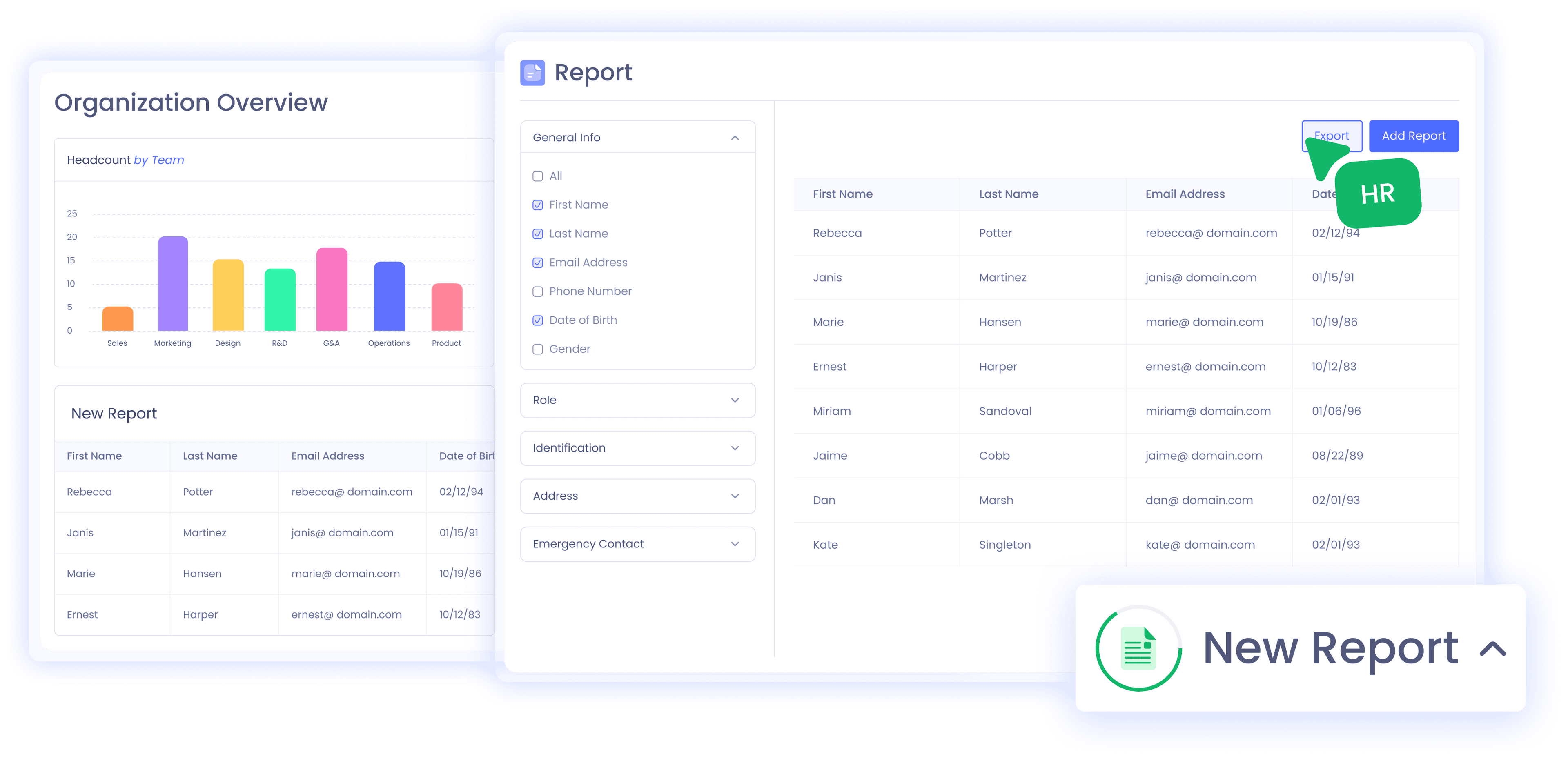 customizable dashboards