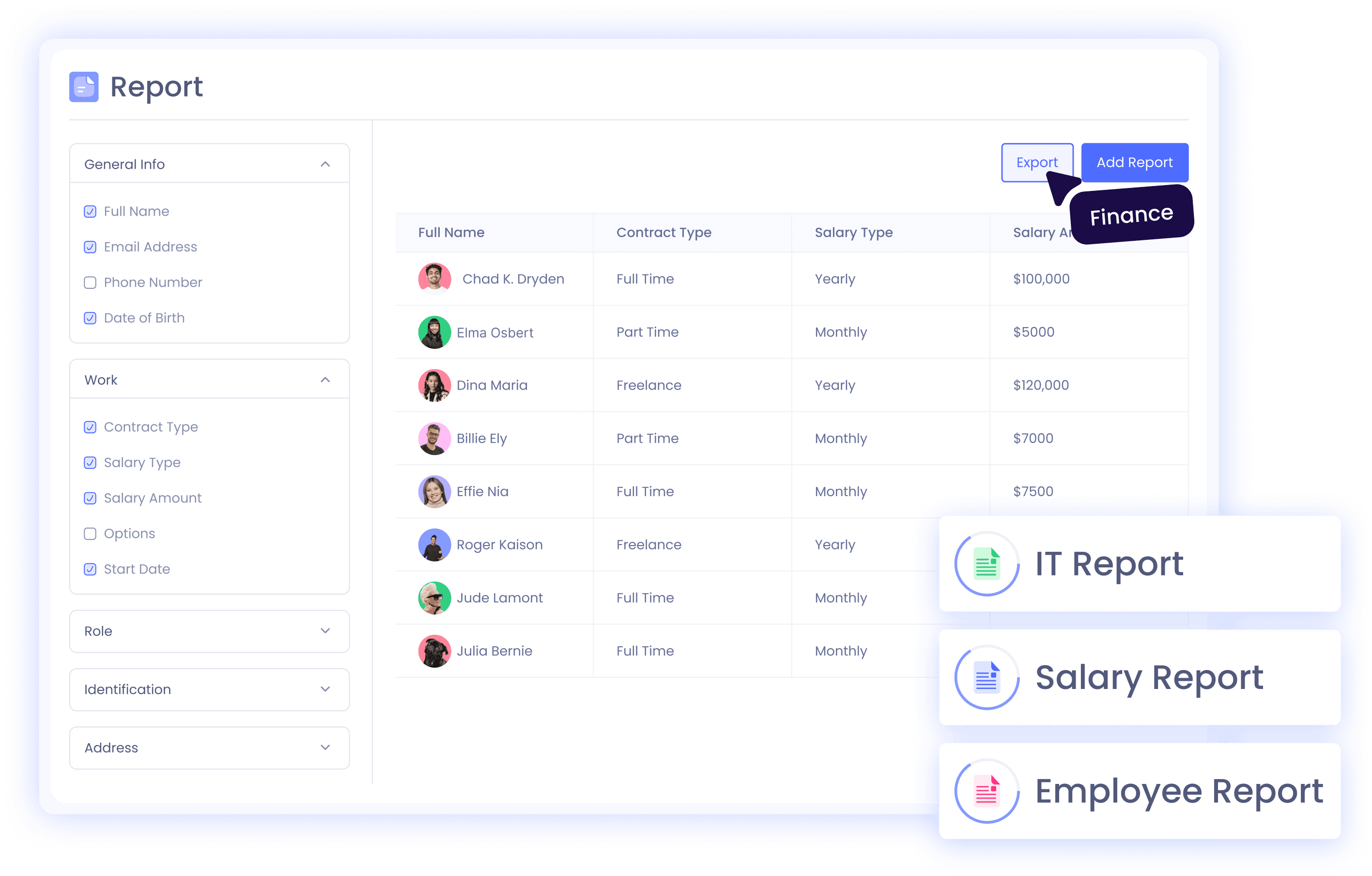 customized reports