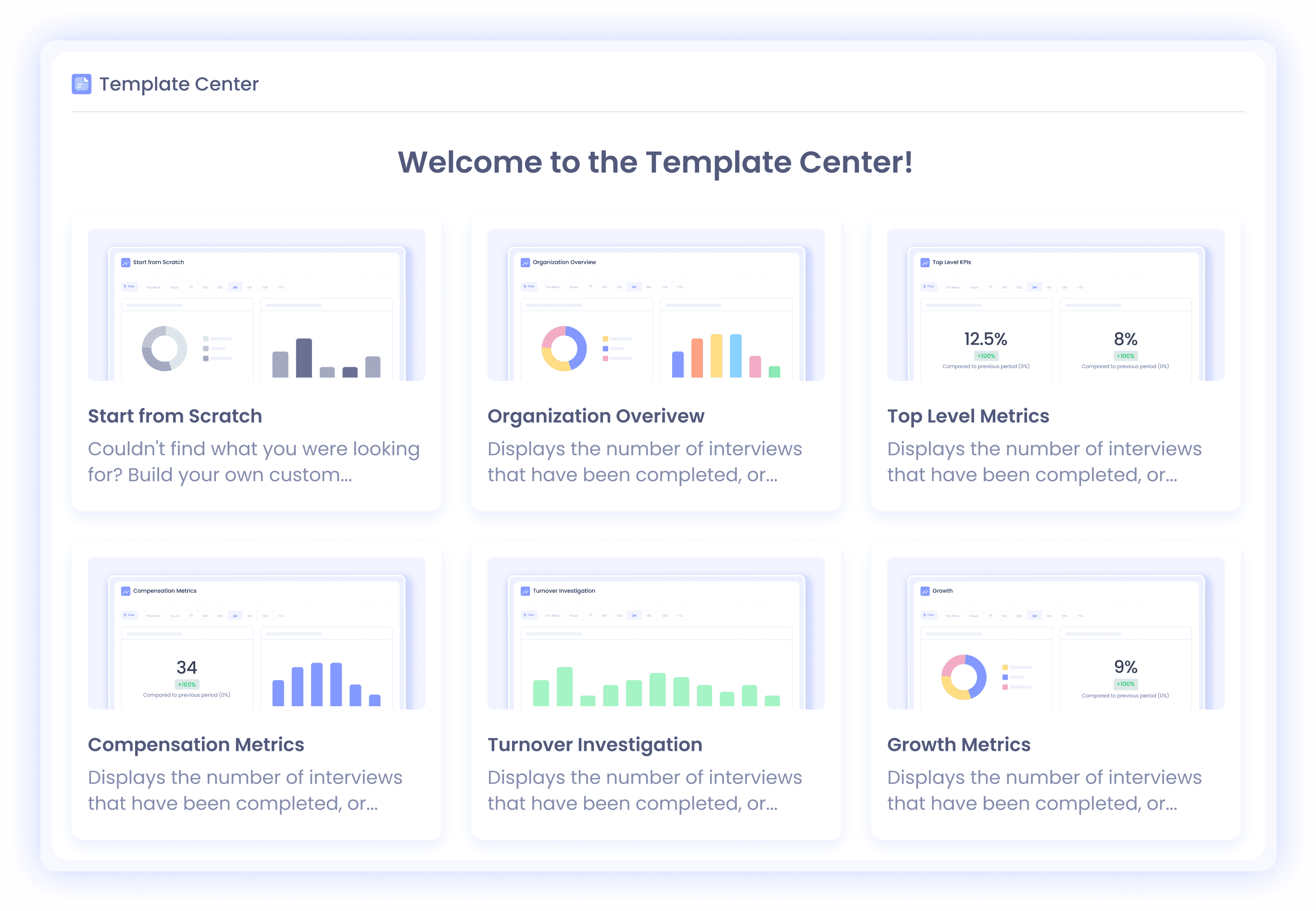 dashboard templates